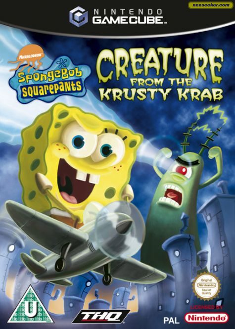 Spongebob Squarepants Creature From The Krusty Krab Gc Front Cover