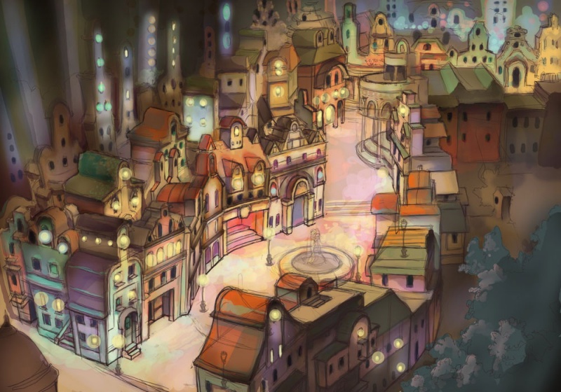 Professor Layton And The Diabolical Box Concept Art