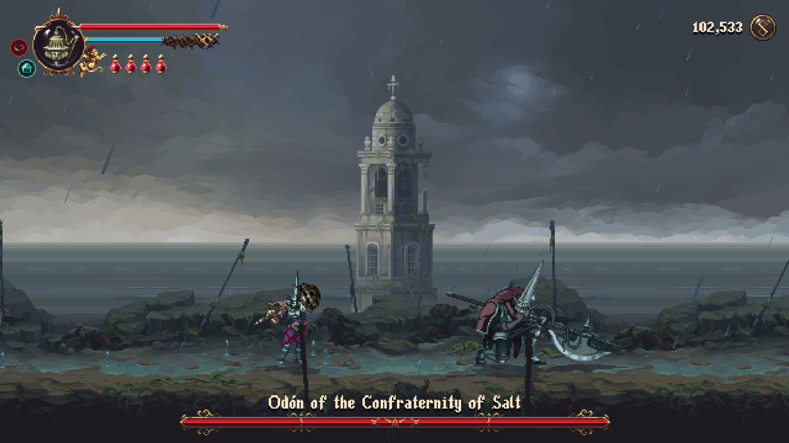 Odon Of The Confraternity Of Salt Blasphemous Walkthrough Neoseeker