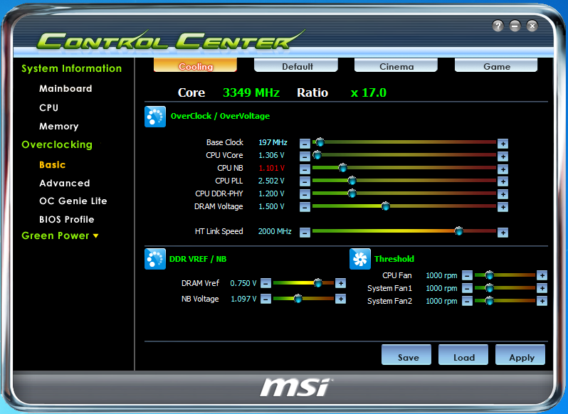 Msi control center как пользоваться