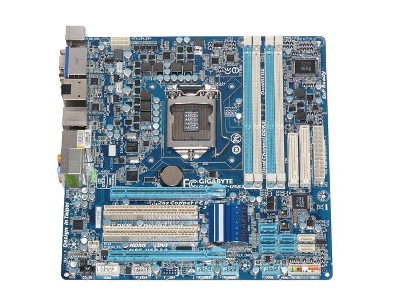 Closer Look: Gigabyte H55M-USB3 - Intel LGA 1156 Motherboard 6-Way ...