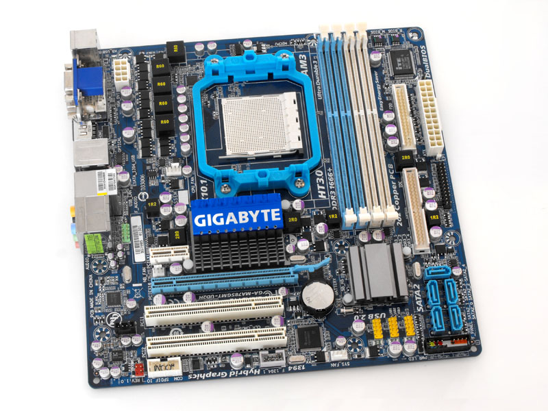 Gigabyte ga ma785gmt ud2h подключение