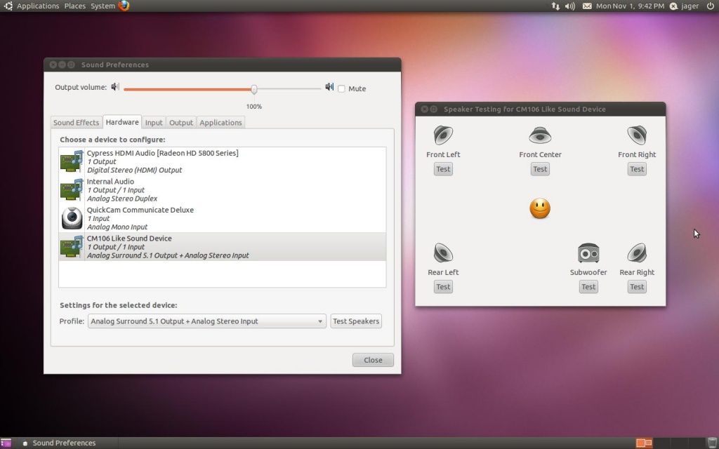 Setup in Ubuntu Arctic Sound P531 5.1 Surround Sound Headset Review