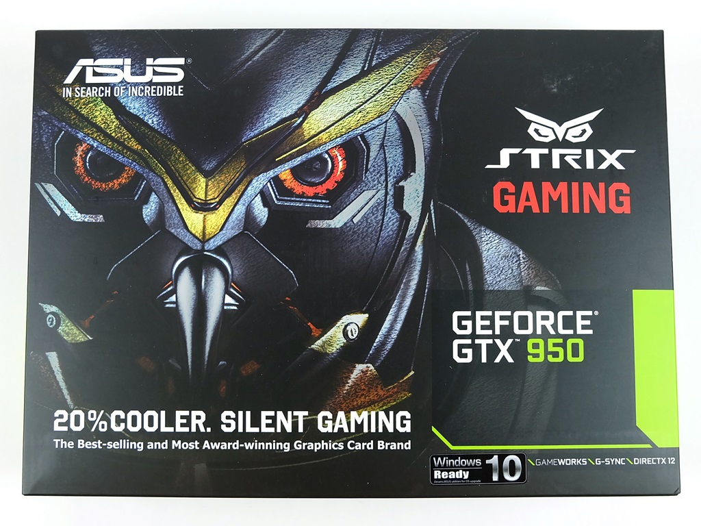 ASUS STRIX GeForce GTX 950 Packaging & Accessories - NVIDIA GeForce GTX