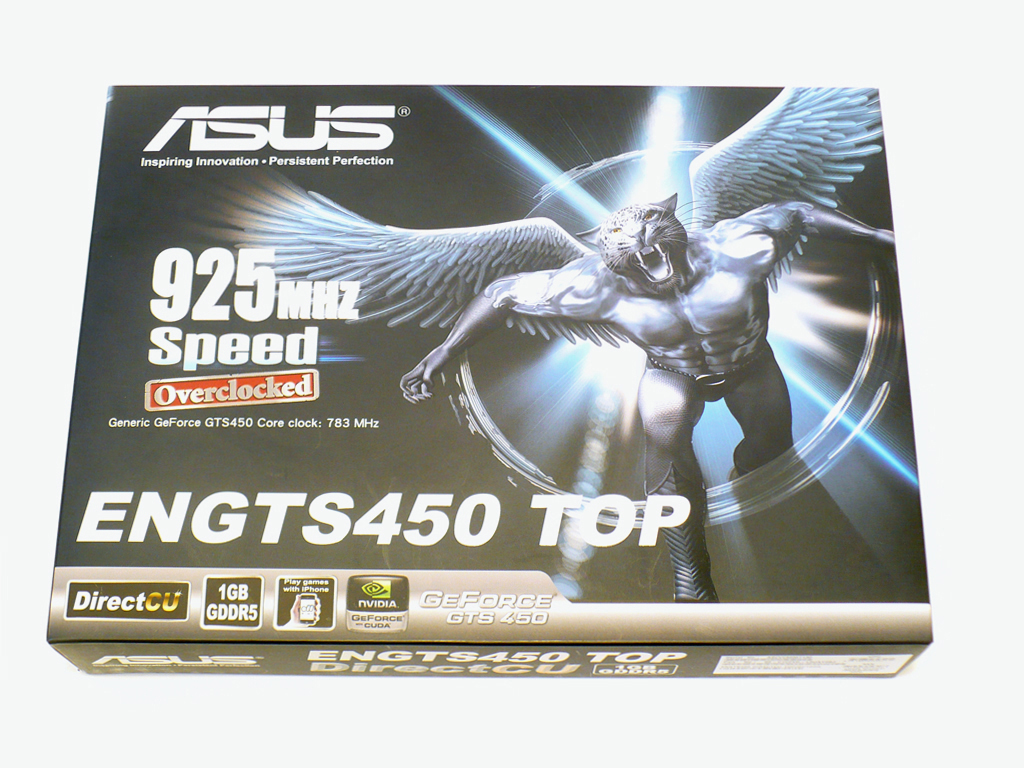 Box, bundle, and impressions - ASUS ENGTS450 TOP DirectCU Review - Page 2