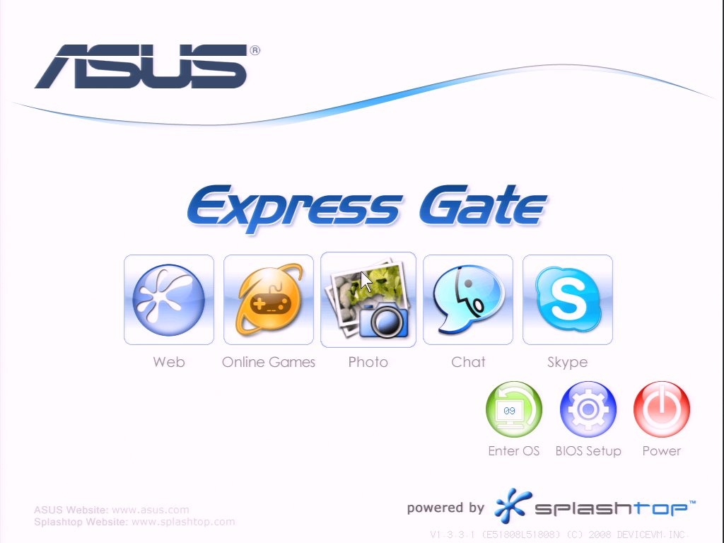 SplashTop ExpressGate Asus P6T Deluxe OC Palm Edition Review