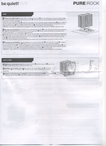 User manual Be Quiet! Pure Rock 2 (English - 2 pages)