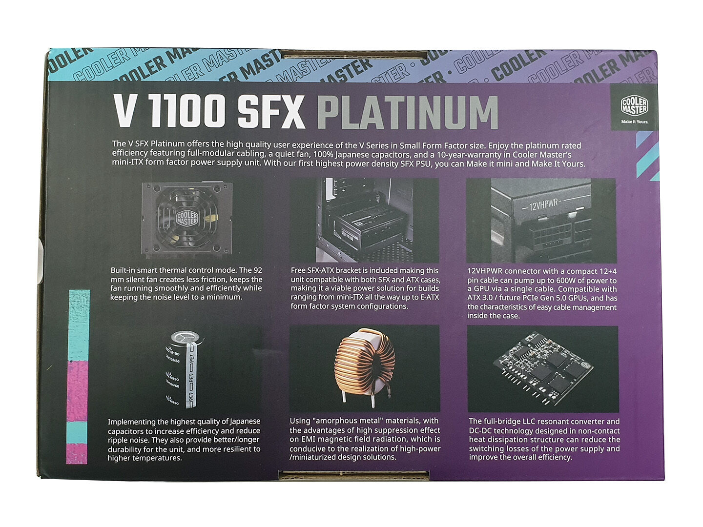 Cooler Master V1100 SFX Platinum Power Supply Review