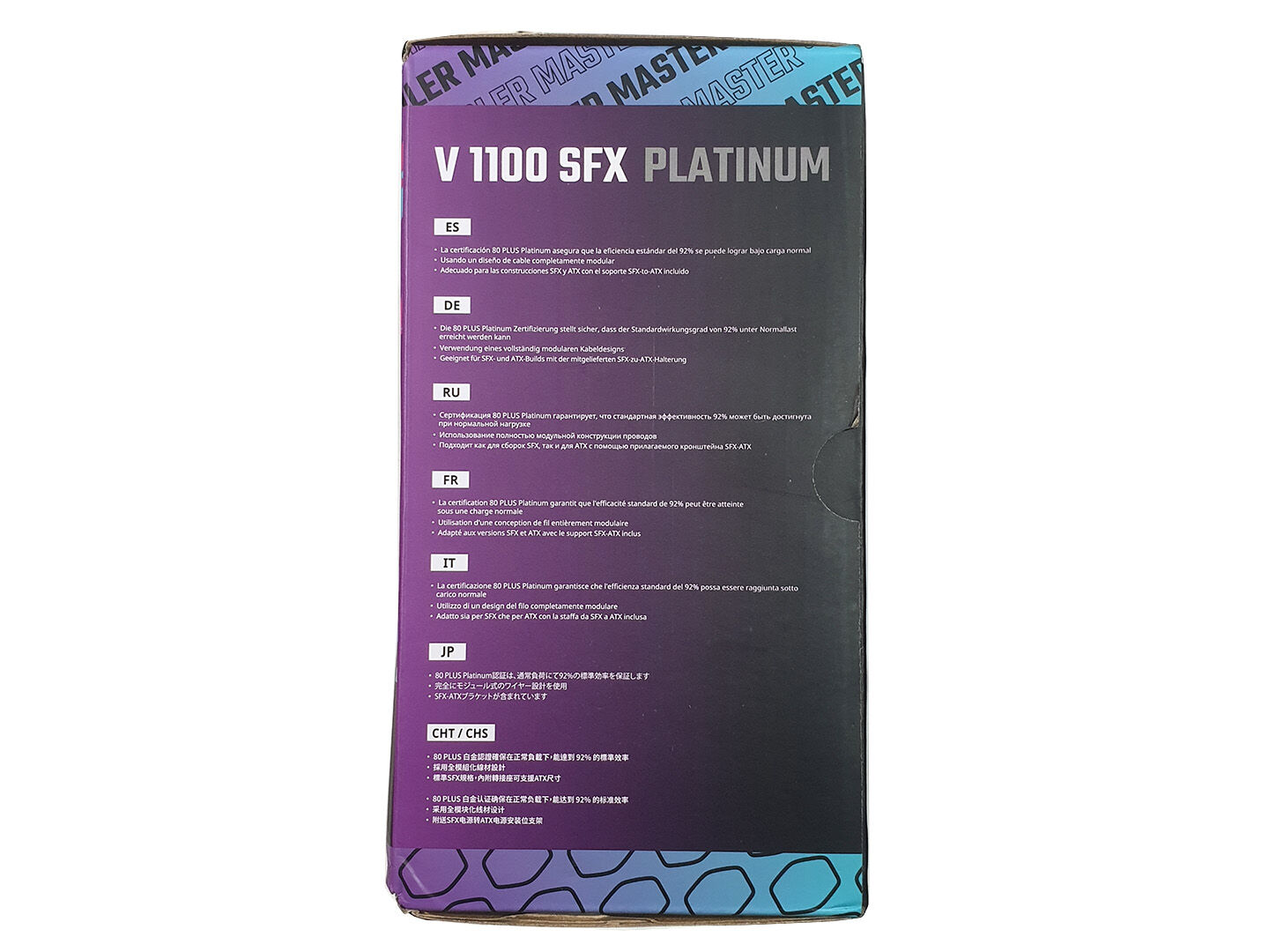 Cooler Master V1100 SFX Platinum Power Supply Review - Cooler