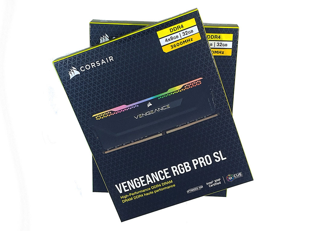 mundstykke Martyr lovgivning Corsair Vengeance RGB Pro SL DDR4-3600 4x8GB Memory Kit Review - Corsair  Vengeance RGB Pro SL DDR4-3600 4x8GB Kit Review