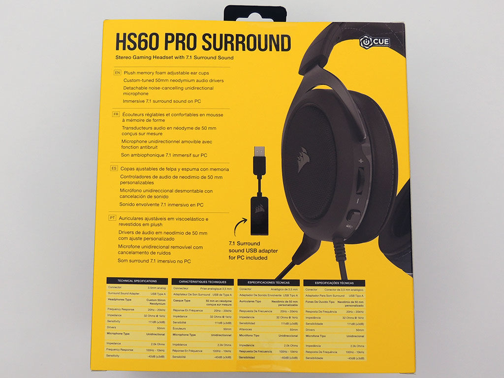 Corsair HS60 Pro Surround Gaming Headset Review - Corsair HS60 Pro