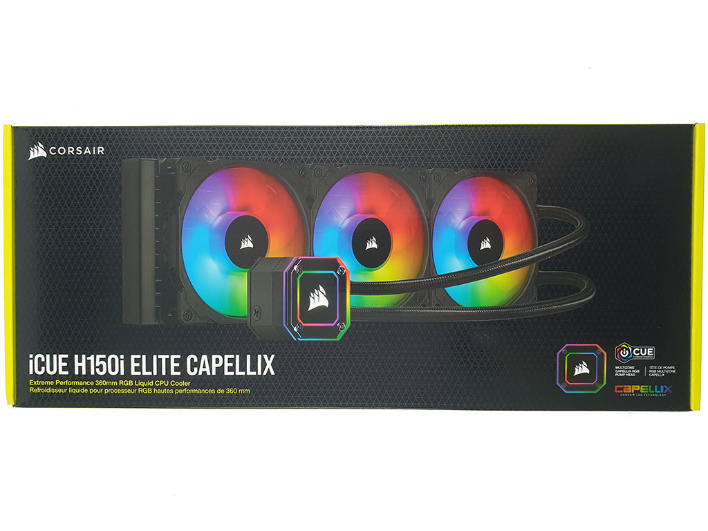 Corsair iCUE H150i ELITE CAPELLIX Liquid CPU Cooler Review