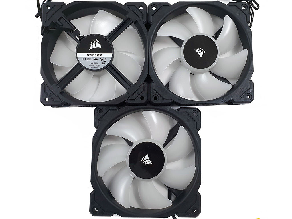 My H115i Elite Capellix and my other two ML140 RGB fans connected