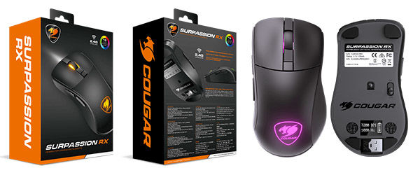 Cougar Surpassion RX Wireless Optical Mouse Review - Cougar