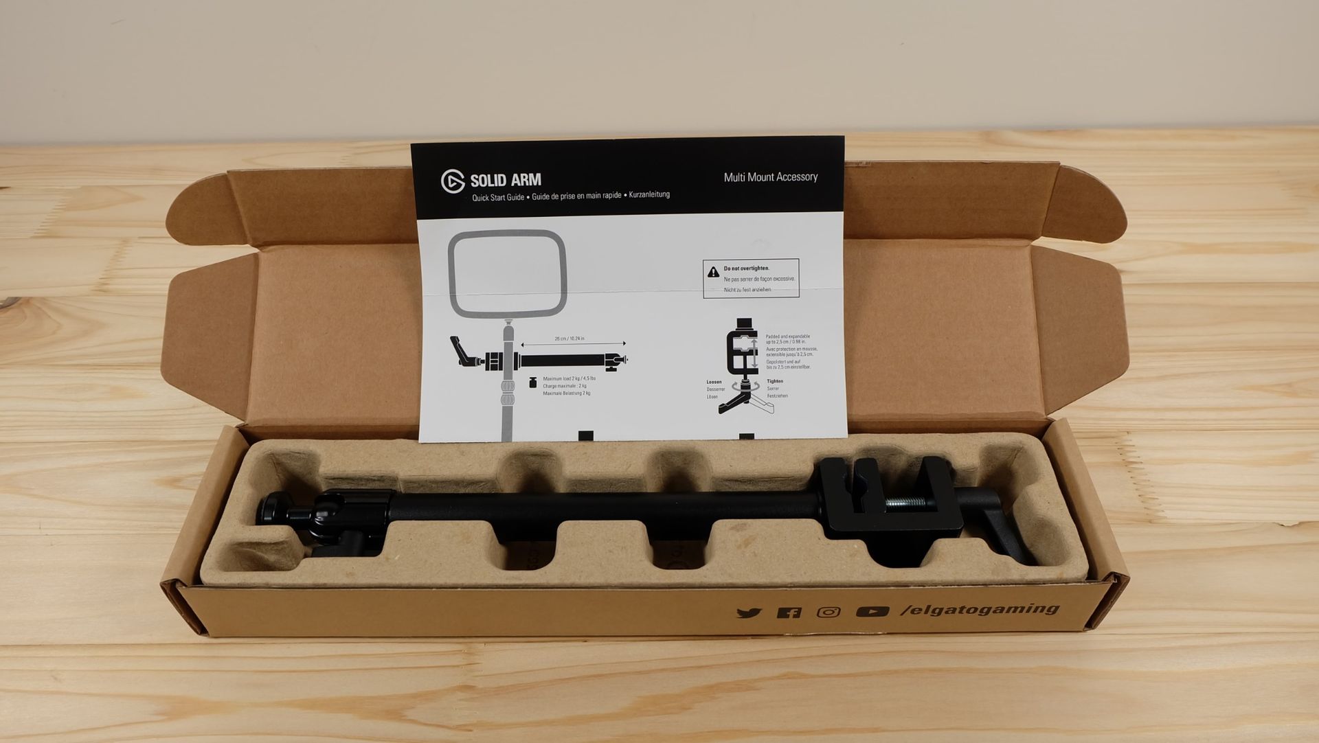 Elgato Master Mount L, Solid Arm & Flex Arm L Elgato Photo & Video