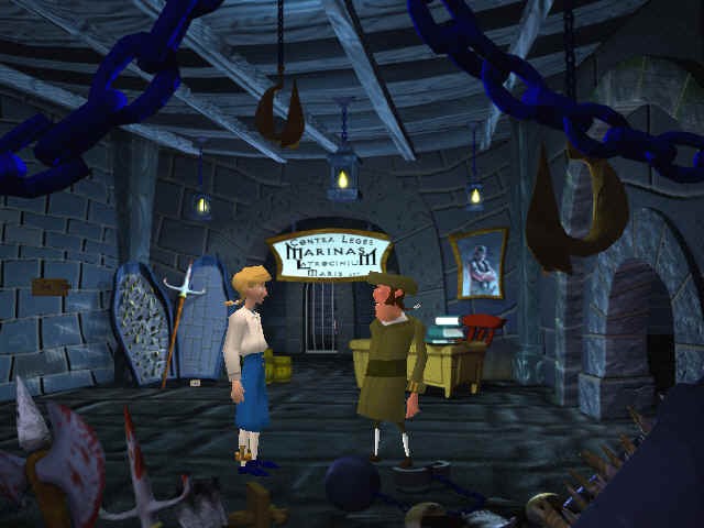 escape from monkey island dive