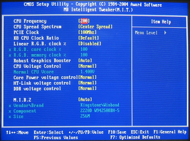 The BIOS - Gigabyte K8N Ultra-SLI - Page 3