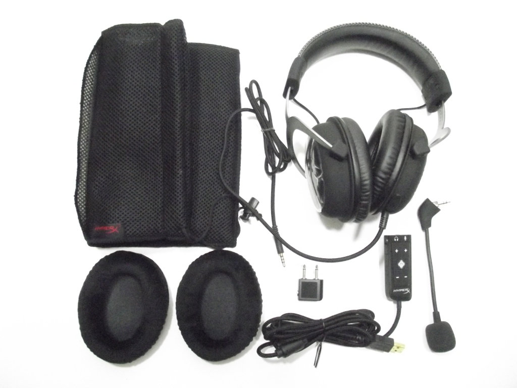 Cloud II Pro Gaming Headset Packaging Accessories Kingston