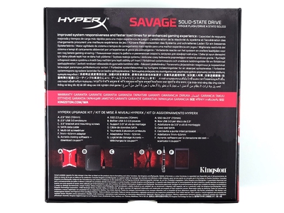 HyperX Savage SSD 240GB Review: Packaging & Accessories - Kingston