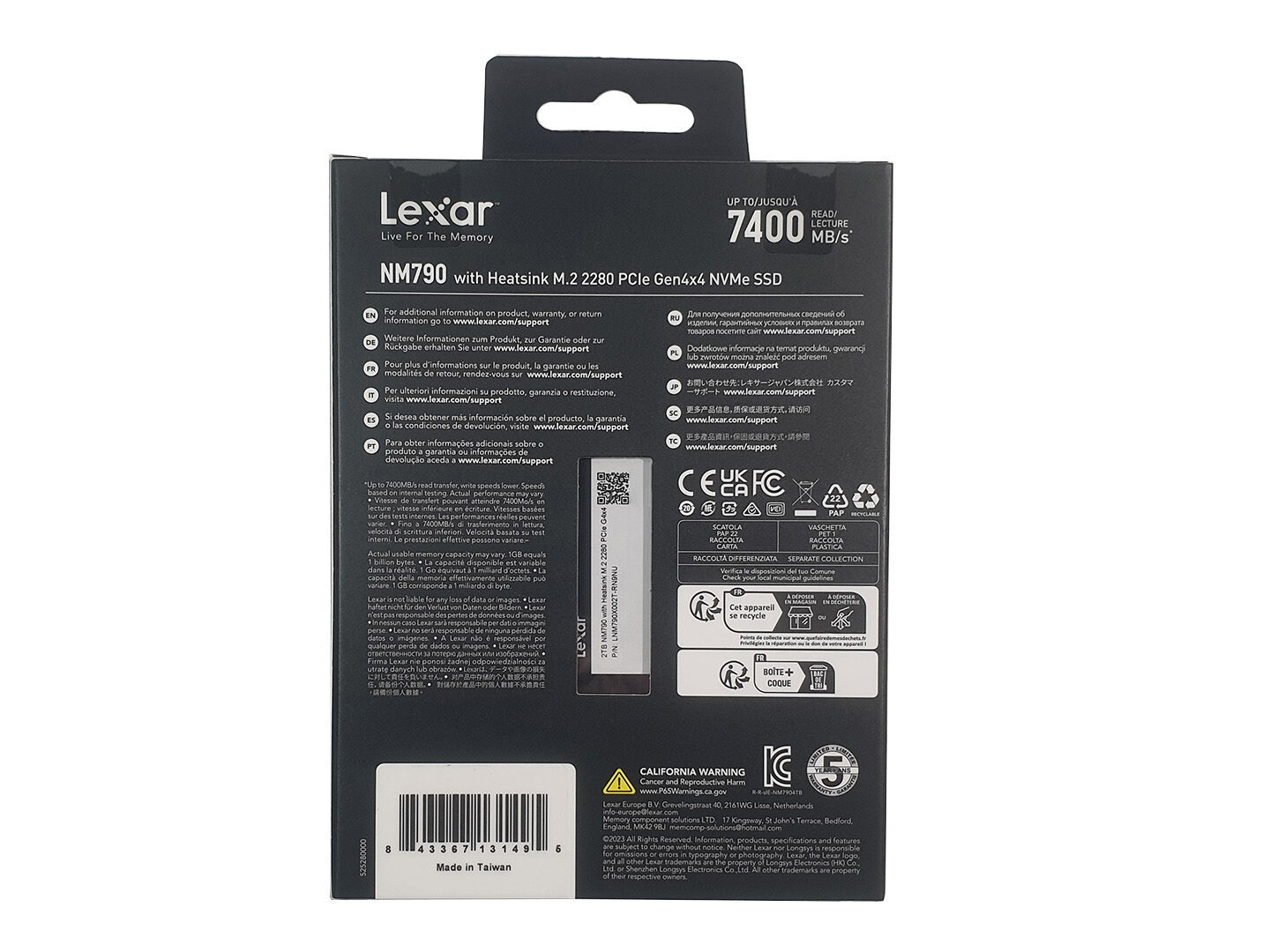 Lexar NM790 2TB NVMe SSD with Heatsink Review - Lexar NM790 Lexar NM790 2TB NVMe SSD with Heatsink Review - Lexar NM790