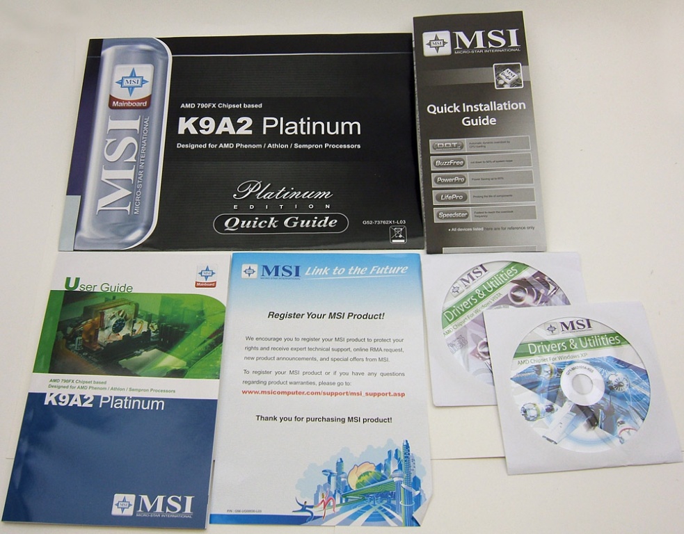 The Board MSI K9A2 Platinum Review Page 2