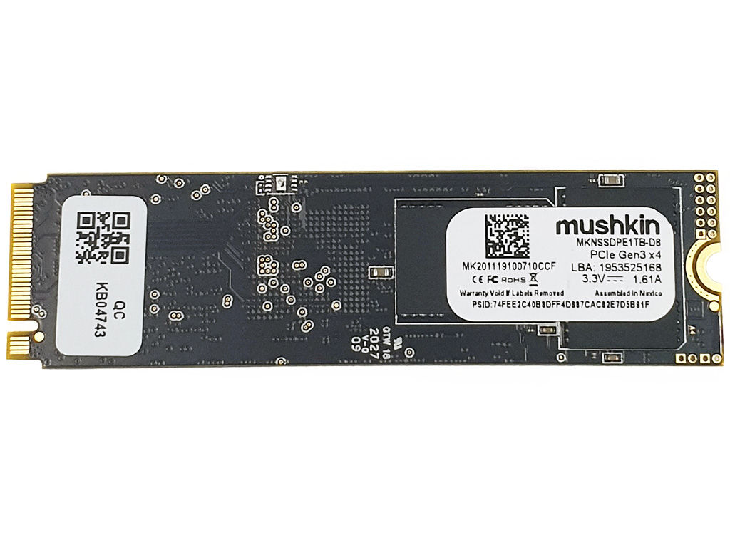 Mushkin annonce et lance le SSD M.2 NVMe Alpha qui propose jusqu'à 8 To à  3300 Mo/sec