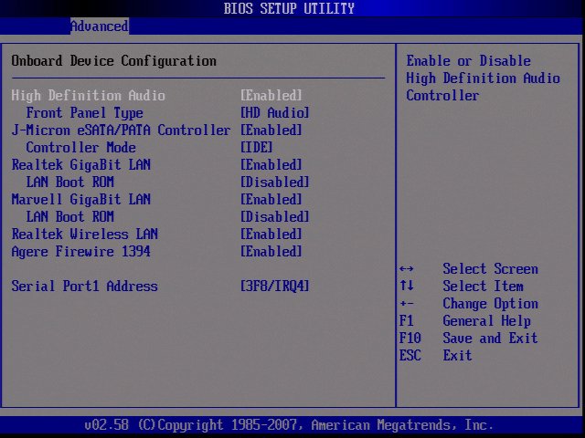 Asus p5k настройка bios на максимальную производительность