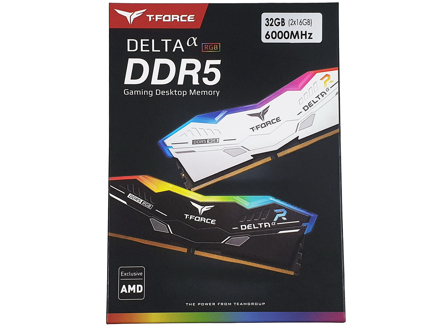 DELTAα RGB DDR5 DESKTOP MEMORY BLACK 32GB(2x16GB) 6000MHz CL30