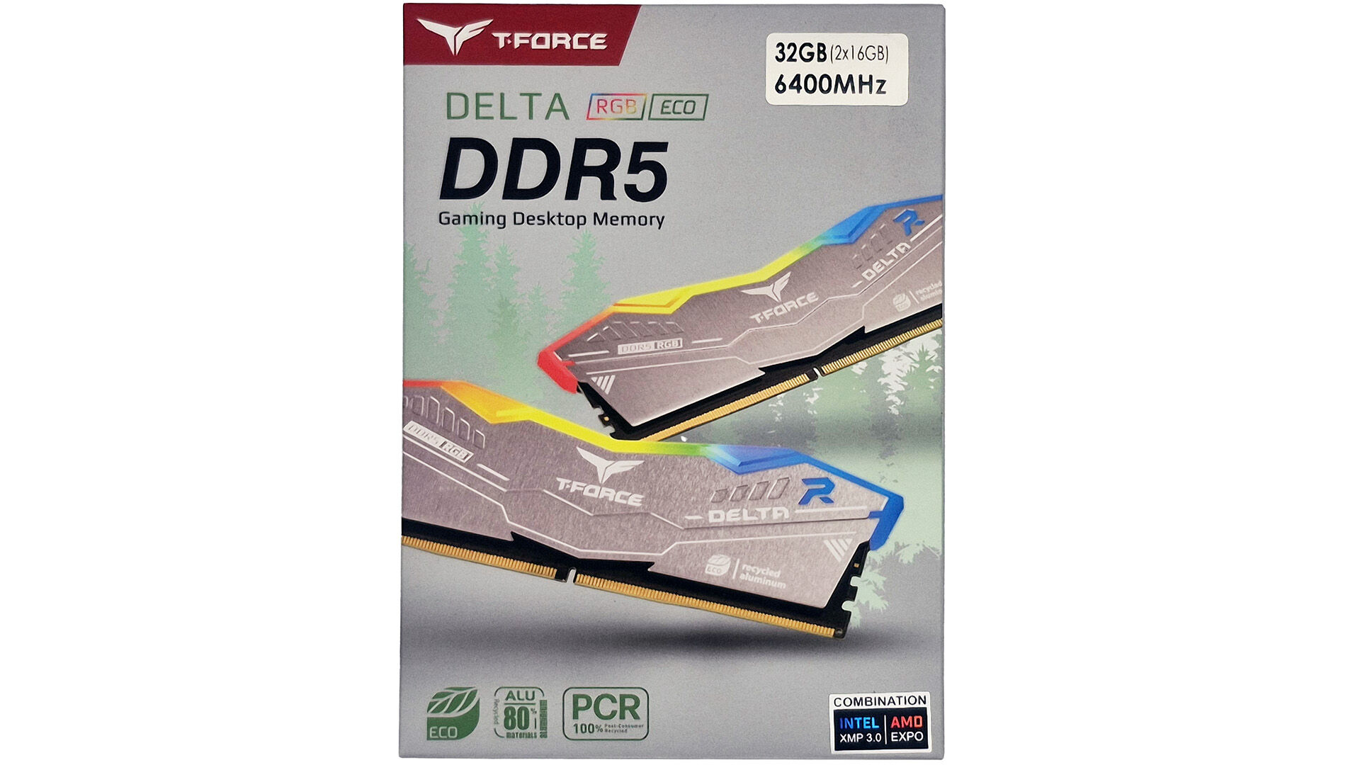 TEAMGROUP T-Force DELTA RGB ECO Silver 32GB DDR5-6400 CL38