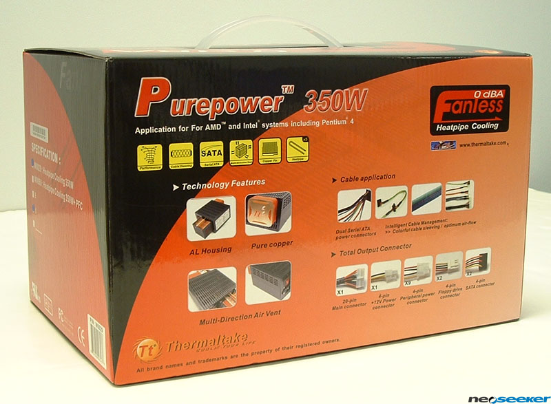 Thermaltake Silent PurePower 350W Fanless Power Supply - Introduction