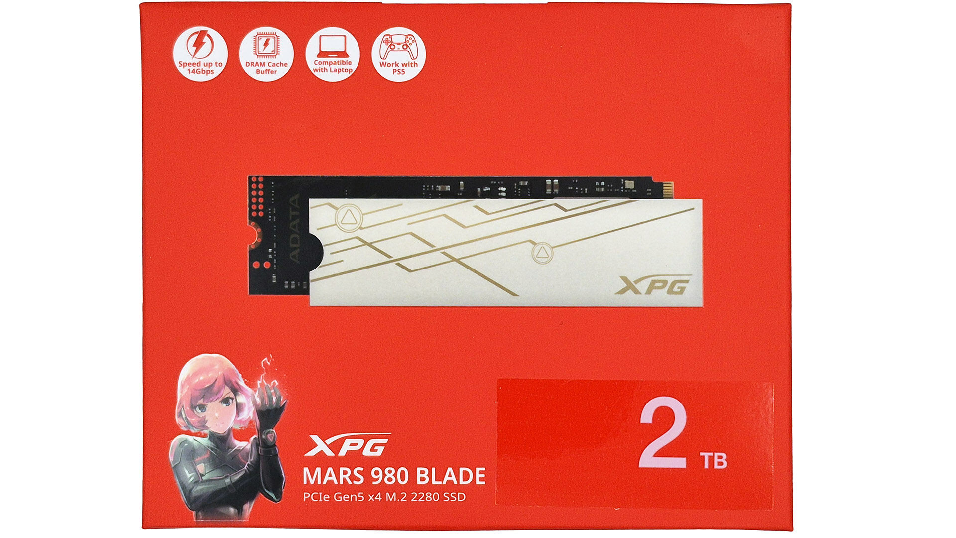 mamakumaページ XPG MARS 980 BLADE 2TB NVMe PCIe 5.0 x4 SSD Review - XPG MARS 980