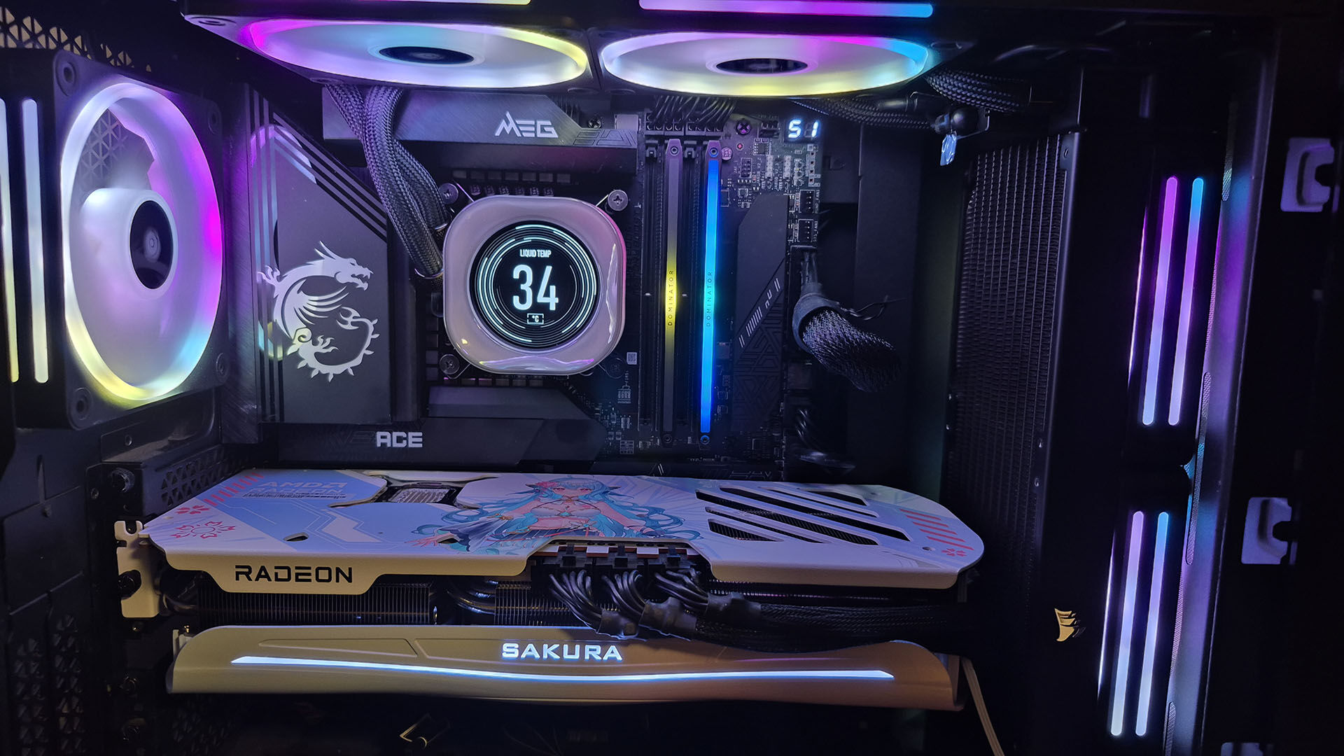 Yeston Sakura Atlantis RX 9070 XT Testing and Gaming Yeston Sakura Atlantis RX 9070 XT Testing and Gaming