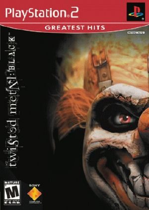 Twisted Metal: Black PS2 Front cover