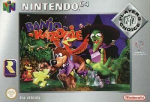 Banjo-Kazooie N64 Front cover