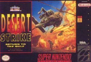 Desert Strike SNES Front cover