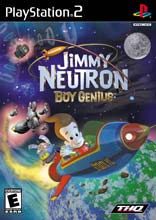 Jimmy Neutron: Boy Genius PS2 Front cover