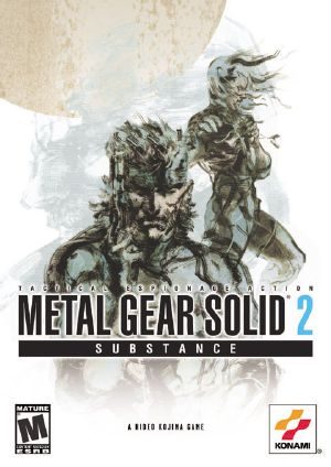 Metal Gear Solid 2: Substance PC Front cover