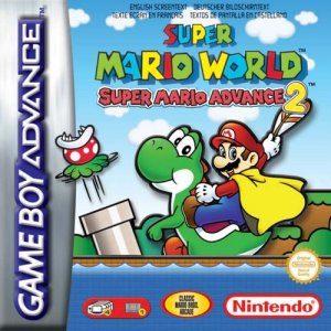 Super Mario Advance 2: Super Mario World GBA Front cover