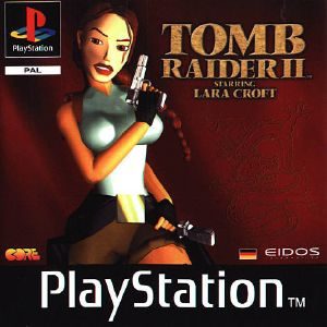 Tomb Raider II: Dagger Of Xian PSX Front cover