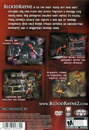 bloodrayne ps2 cover