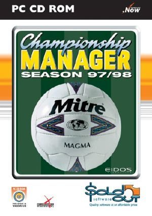 Championship Manager 97/98 PC Front cover