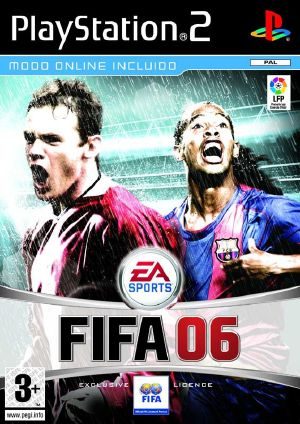 FIFA Soccer 06 PS2 Front cover