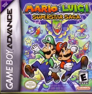 Mario & Luigi: Superstar Saga GBA Front cover