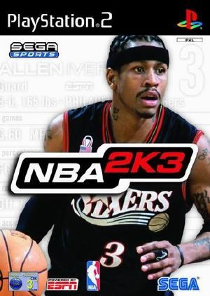 NBA 2K3 PS2 Front cover