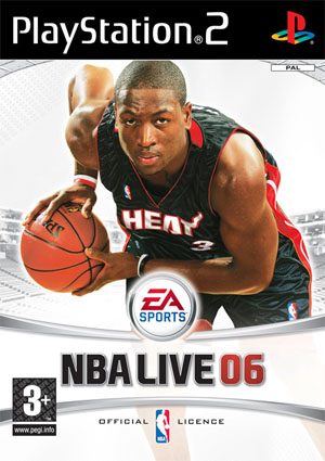 NBA Live 2006 PS2 Front cover