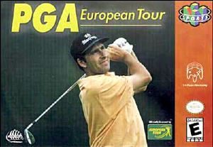 pga european tour n64 front cover