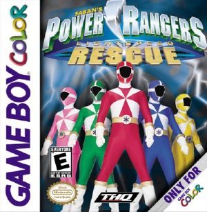 Power Rangers Lightspeed Rescue GBC Front cover