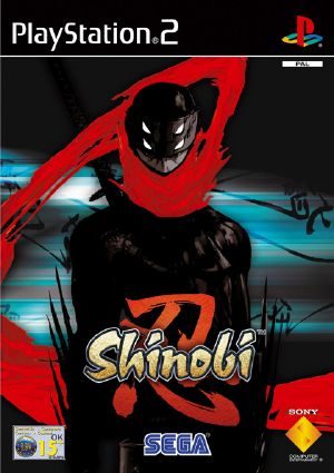 Shinobi PS2 Front cover