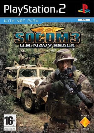 SOCOM III: U.S. Navy SEALs PS2 Front cover