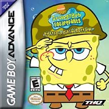 SpongeBob SquarePants: Battle for Bikini Bottom GBA Front cover